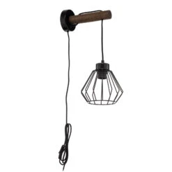 Envostar Urs Käfig-Wandleuchte, Kiefer Nussbaum -Bestes Beleuchtungs Geschäft 1573554 3