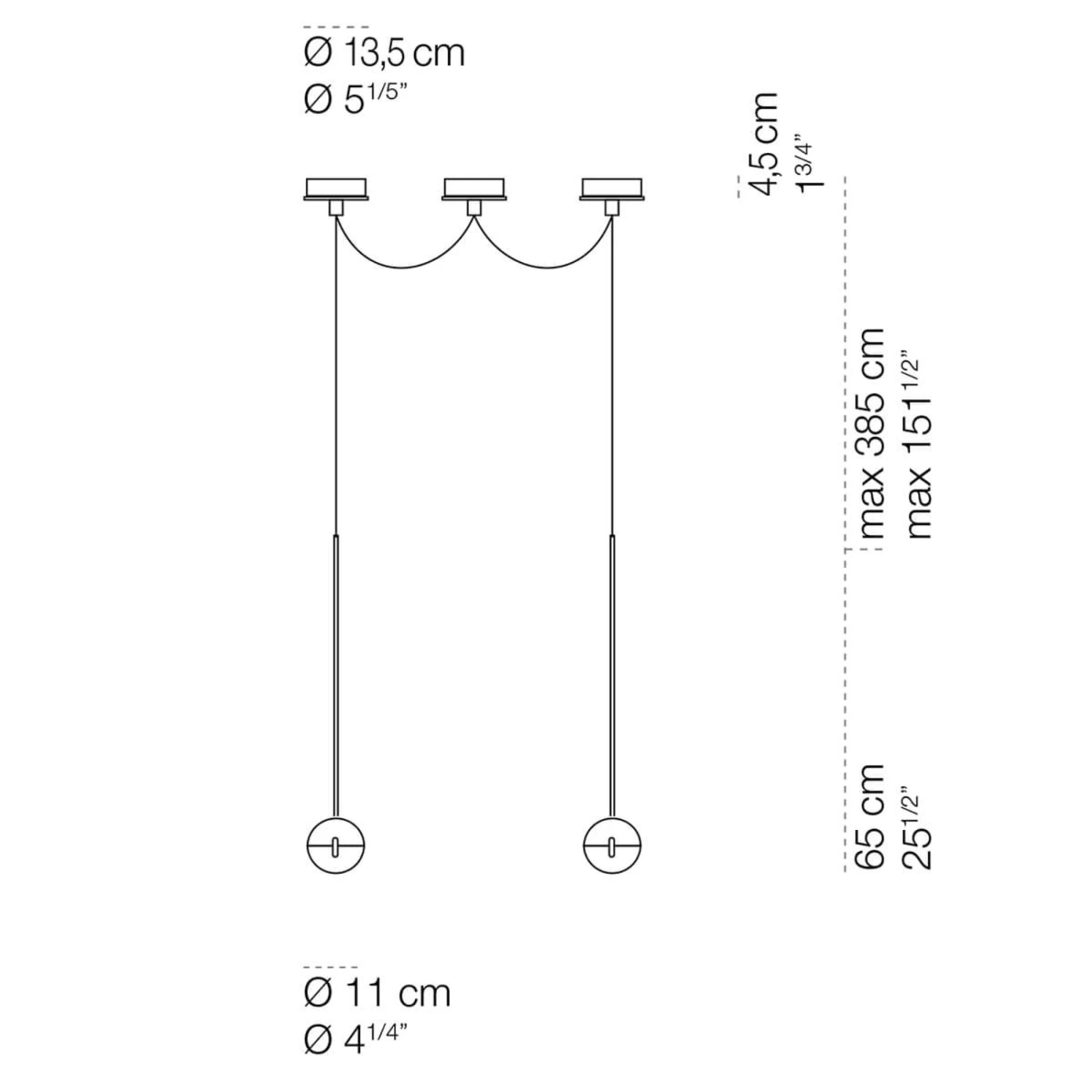 Cini&Nils Convivio - LED-Pendellampe 2flg. Klar 2 Cini&Nils Convivio - LED-Pendellampe 2flg. Klar – Bild 2