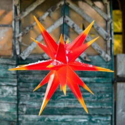 18-zackiger XL-Kunststoff-Stern Für Außen - Bicolo