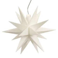 Innendeko - 18-zackiger Stern Ø 12 Cm Weiß -Bestes Beleuchtungs Geschäft 2506131 5