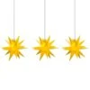 Lichterkette Stern Innen, 18-Zacker, 3-flg., Gelb