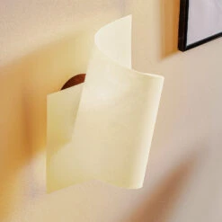 Wandleuchte Loop Maron-Öl