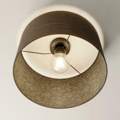 Envostar Veneer Deckenleuchte Räuchereiche Ø 40cm -Bestes Beleuchtungs Geschäft 2616387 4