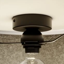 Envostar Veneer Deckenleuchte Räuchereiche Ø 40cm -Bestes Beleuchtungs Geschäft 2616387 6