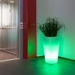 Dekolampe Trevia V LED RGBW, Bepflanzbar Weiß -Bestes Beleuchtungs Geschäft 2617029 2