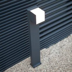 LED-Wegeleuchte Cuba, 1-fl., Anthrazit, 3.000 K