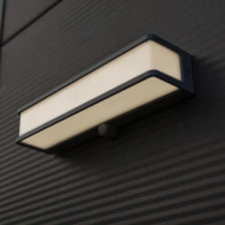 LED-Solarwandleuchte Doblo Mit Sensor, Breite 35cm -Bestes Beleuchtungs Geschäft 3009082 3