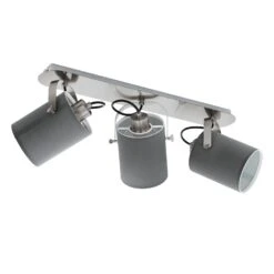 EGLO Deckenspot Villabate Mit Drei Textilschirmen -Bestes Beleuchtungs Geschäft 3032414 2