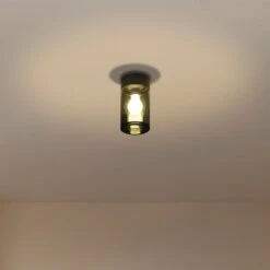 Außendeckenleuchte Kila, Rauchgrau