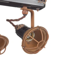 Wandlampe C1676/1 Mit Korb, Zweiflammig, Schwarz -Bestes Beleuchtungs Geschäft 3517254 3