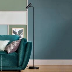 Schöner Wohnen Stina LED-Stehleuchte Schwarz -Bestes Beleuchtungs Geschäft 3570013 3