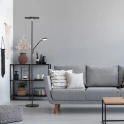 LED-Stehleuchte Fabi Mit Leselampe, Schwarz Matt 13 LED-Stehleuchte Fabi Mit Leselampe, Schwarz Matt -Bestes Beleuchtungs Geschäft 3570058 6