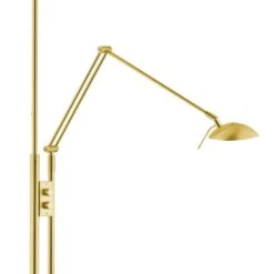 LED-Deckenfluter Jona Mit Lesearm, Messing Matt -Bestes Beleuchtungs Geschäft 4002636 2