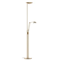 LED-Deckenfluter Jona Mit Lesearm, Messing Matt -Bestes Beleuchtungs Geschäft 4002636 3