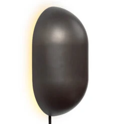 GUBI Howard Wandleuchte Mit Stecker Gunmetal