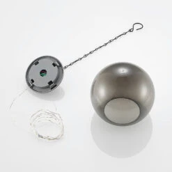 Lindby Tjelle LED-Solar-Hängeleuchte, Kugel -Bestes Beleuchtungs Geschäft 4018299 7