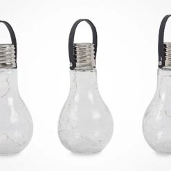 Lindby Shams LED-Solarleuchte, Birnenform, 3er-Set -Bestes Beleuchtungs Geschäft 4018396 6