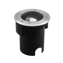 EVN Pentola Einbaulampe Edelstahl Ø13,5cm 4.000K