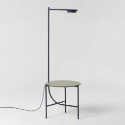 GRUPA Igram Stehleuchte Stahl Und Glas Beige