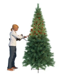 LED-Lichterkette 2in1, Cranberry Red, 550 LEDs -Bestes Beleuchtungs Geschäft 4544033 2