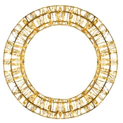 LED-Weihnachtskranz, Gold, 600 LEDs, Ø 40cm
