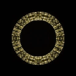 LED-Weihnachtskranz, Gold, 800 LEDs, Ø 50cm -Bestes Beleuchtungs Geschäft 4544062 2