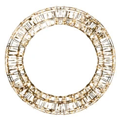 LED-Weihnachtskranz, Gold, 800 LEDs, Ø 50cm -Bestes Beleuchtungs Geschäft 4544062 3