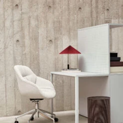 HAY Matin 300 LED-Tischleuchte Plissee, Oxidrot -Bestes Beleuchtungs Geschäft 4553009 2