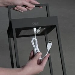 Konstsmide LED-Solarlaterne Portofino, Wand / Tisch, Schwarz -Bestes Beleuchtungs Geschäft 5522688 6