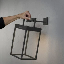 Konstsmide LED-Solarlaterne Portofino, Wand / Tisch, Schwarz -Bestes Beleuchtungs Geschäft 5522688 7