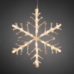 Leuchtende LED Schneeflocke, Warmweiß 40cm -Bestes Beleuchtungs Geschäft 5524222 4