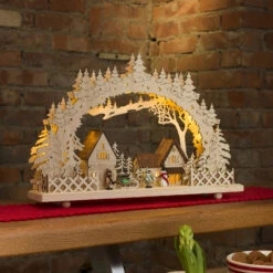 10-flammiger LED-Lichterbogen Dorf -Bestes Beleuchtungs Geschäft 5524369 2