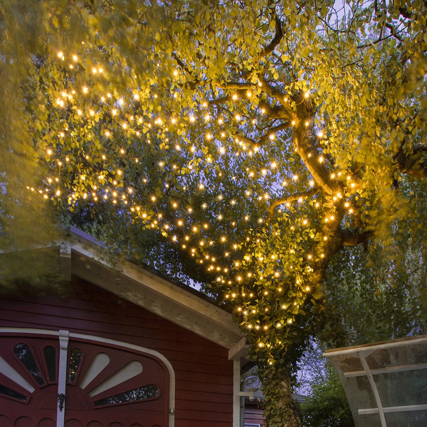 Für Außen - LED-Lichternetz Mit Timer 40 Flg. Ww 4 Für Außen - LED-Lichternetz Mit Timer 40 Flg. Ww – Bild 4