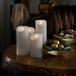 Mit 3D-Flamme Ausgestattet - LED-Kerze Echtwachs -Bestes Beleuchtungs Geschäft 5524779 2