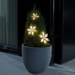 Dreiteilige LED-Lichterkette Schneeflocke -Bestes Beleuchtungs Geschäft 5524808 2