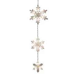 Dreiteilige LED-Lichterkette Schneeflocke -Bestes Beleuchtungs Geschäft 5524808 3