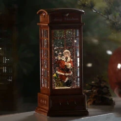 LED-Dekoleuchte Telefonzelle M. Weihnachtsmann -Bestes Beleuchtungs Geschäft 5524861 2