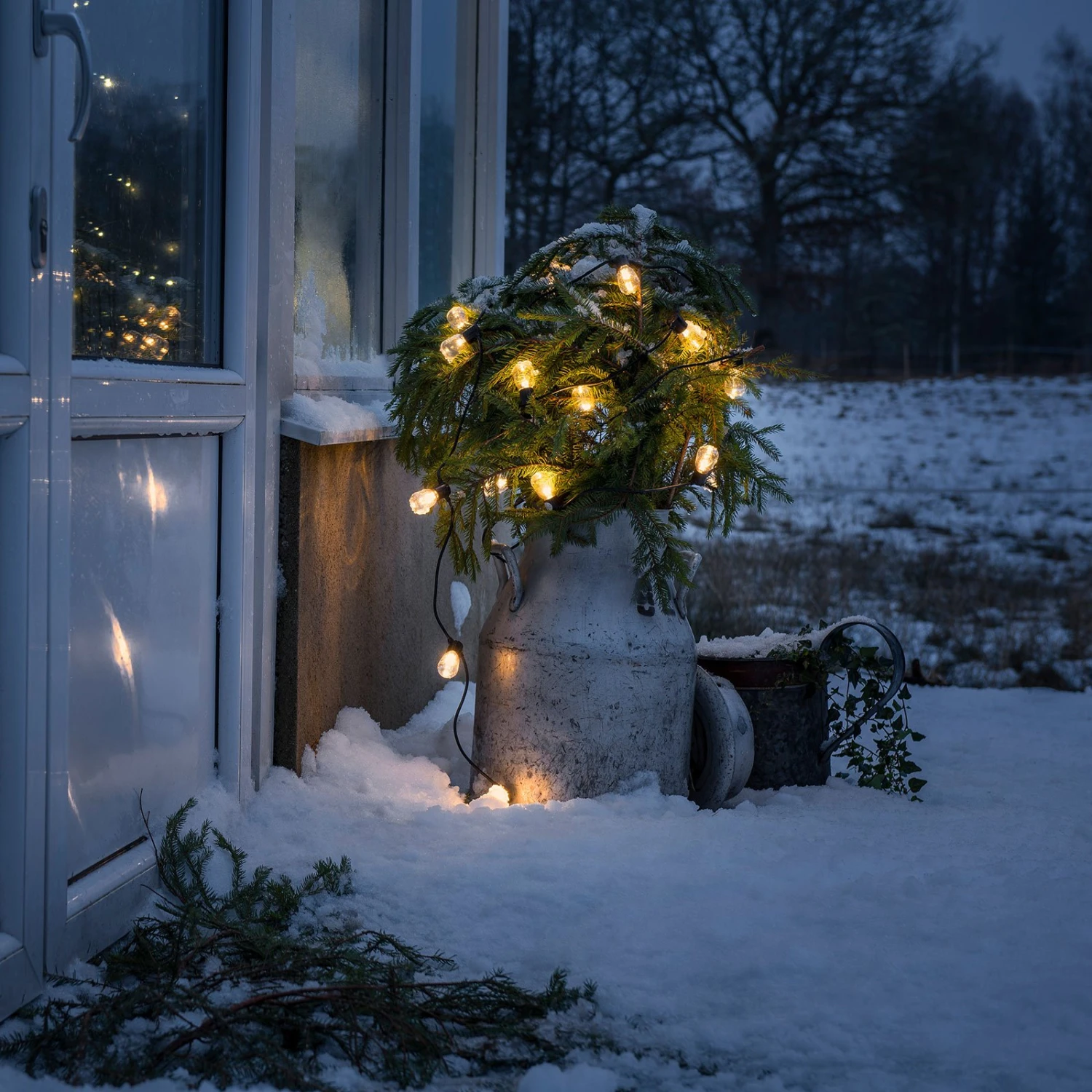 Lichterkette Biergarten 40 Tropfen Klar Bernstein 3 Lichterkette Biergarten 40 Tropfen Klar Bernstein – Bild 3