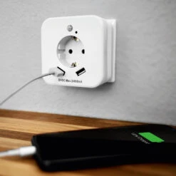 LED-Nachtlicht SLED02 Mit Sensor Und USB-Buchsen -Bestes Beleuchtungs Geschäft 5543029 2