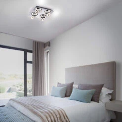 Quadratische LED-Deckenlampe Tim Mit 8 Ringen -Bestes Beleuchtungs Geschäft 6002780 4