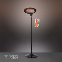 Standheizstrahler Glow, IP34, 650W/1350W/1500W -Bestes Beleuchtungs Geschäft 6003207 5