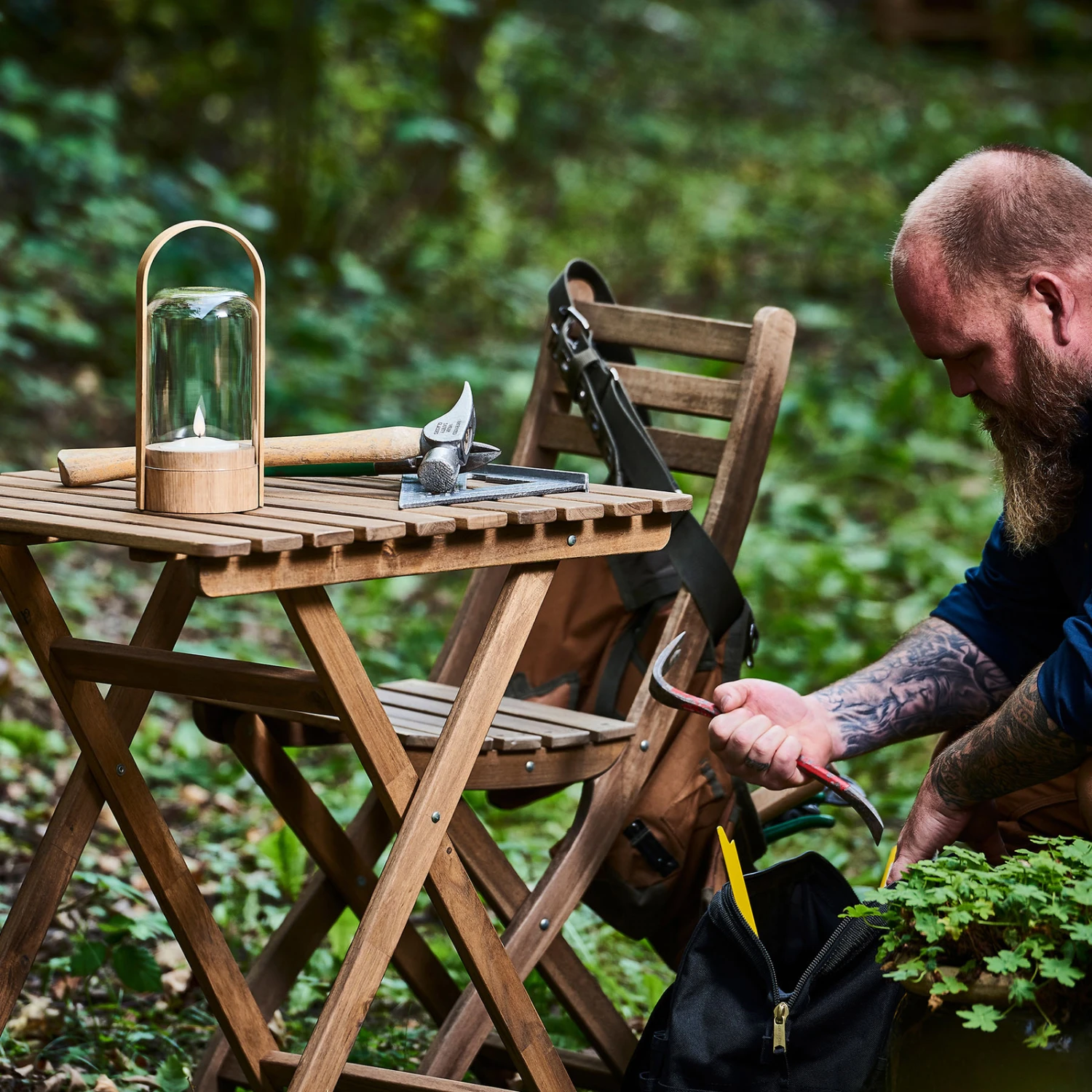 LE KLINT Candle Light LED-Laternenleuchte, Eiche 4 LE KLINT Candle Light LED-Laternenleuchte, Eiche – Bild 4