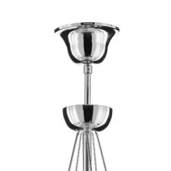 Kronleuchter Retro In Silber, 6fl. 75 Cm Abhängung -Bestes Beleuchtungs Geschäft 6089172 7