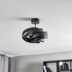 Deckenleuchte Vento Schwarz Ø 40 Cm -Bestes Beleuchtungs Geschäft 6089250 2