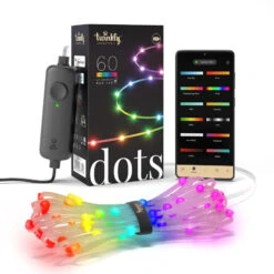 Twinkly Dots LED-Kette RGB, Transparent, IP20, 3m -Bestes Beleuchtungs Geschäft 6102050 4
