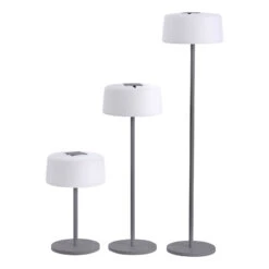 Solar-Stehleuchte Bump, 3 Höhen, Sensor, Anthrazit -Bestes Beleuchtungs Geschäft 6112022 4