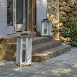 Solarlaterne Teckalu, Duratek/weiß, 45,5cm -Bestes Beleuchtungs Geschäft 6112040 2