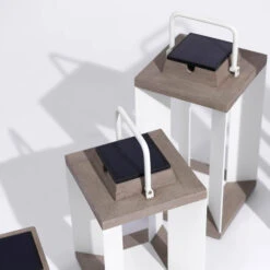 Solarlaterne Teckalu, Duratek/weiß, 45,5cm -Bestes Beleuchtungs Geschäft 6112040 3