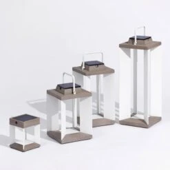 Solarlaterne Teckalu, Duratek/weiß, 45,5cm -Bestes Beleuchtungs Geschäft 6112040 4