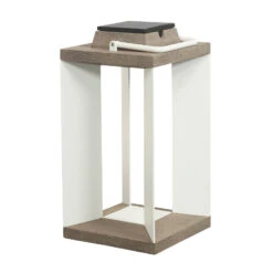 Solarlaterne Teckalu, Duratek/weiß, 45,5cm -Bestes Beleuchtungs Geschäft 6112040 6